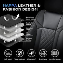 Load image into Gallery viewer, Subaru Outback 2020-2025 Full Coverage Custom Premium Faux Leather Car Seat Covers (No Leg Rest on Driver's Side)