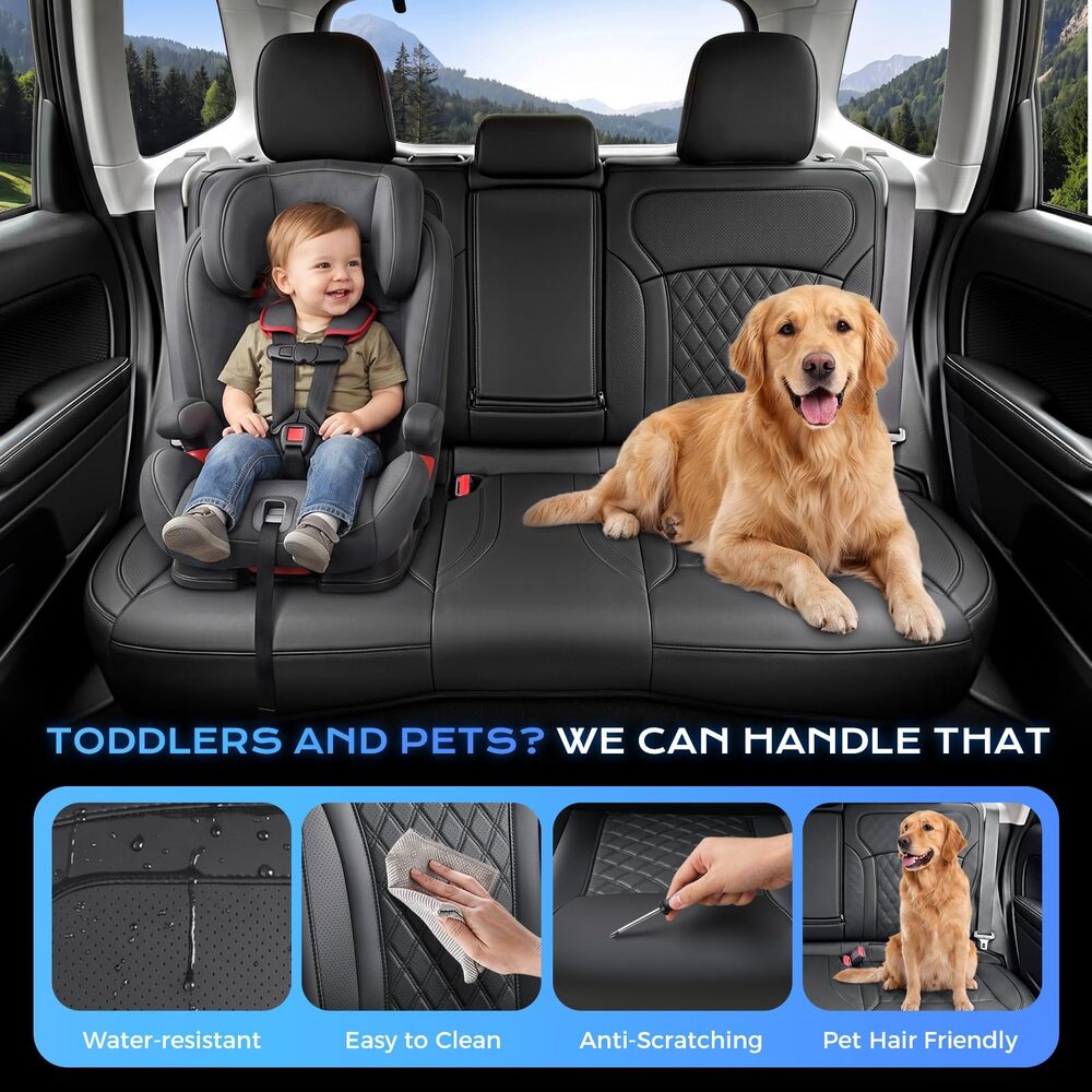 Subaru Forester 2014-2018 Full Coverage Custom Premium Faux Leather Car Seat Covers
