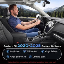 Load image into Gallery viewer, Subaru Outback 2020-2025 Full Coverage Custom Premium Faux Leather Car Seat Covers (No Leg Rest on Driver's Side)