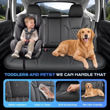 Load image into Gallery viewer, Subaru Forester 2019-2024 Full Coverage Custom Premium Faux Leather Car Seat Covers(Rear with Cup Holder)