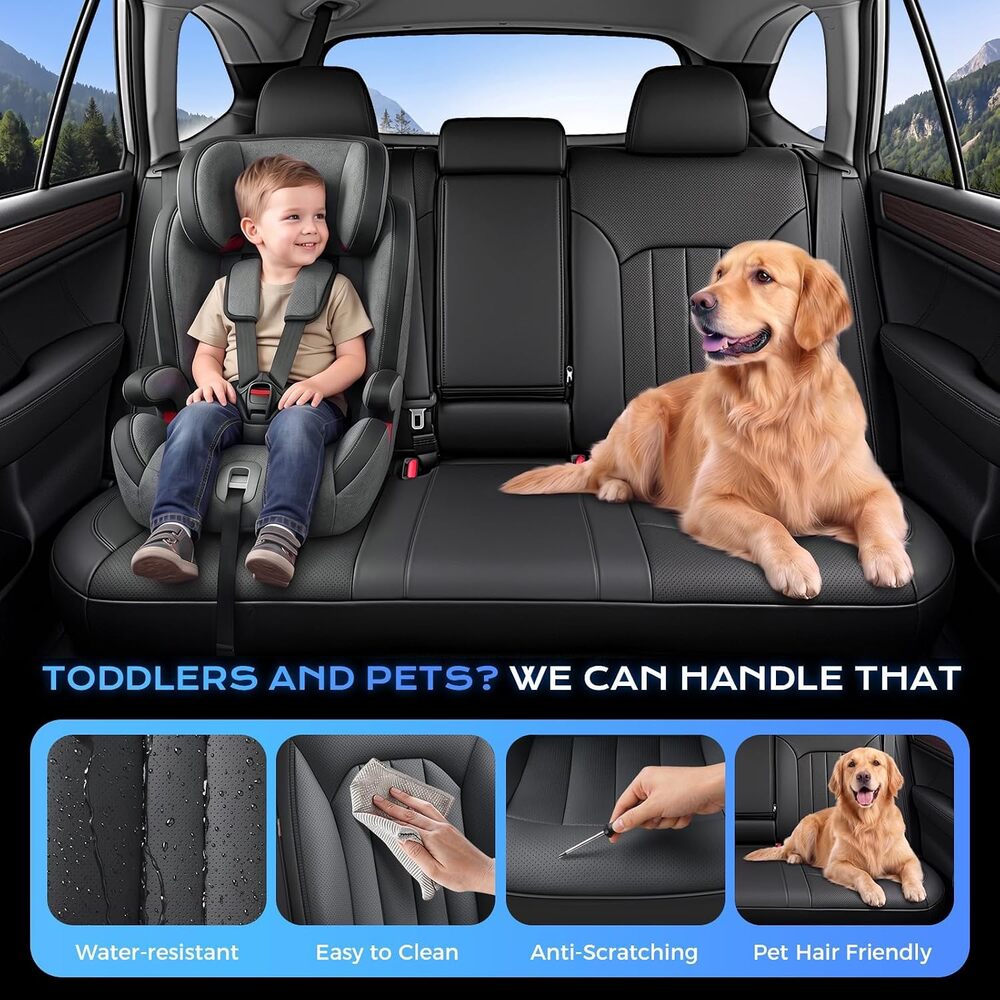 Subaru Outback 2015-2019 Full Coverage Custom Premium Faux Leather Car Seat Covers