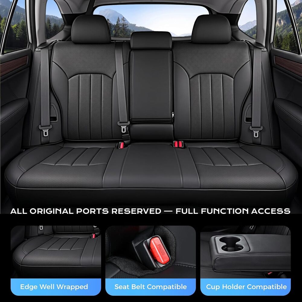 Subaru Outback 2015-2019 Full Coverage Custom Premium Faux Leather Car Seat Covers