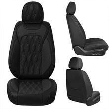Load image into Gallery viewer, Coverado 5 Seats Full Set Seat Covers for Cars Front and Back Seats Premium Faux Leather Washable Universal Fit