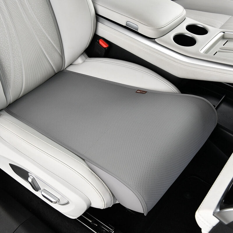 Coverado Car Seat Extender Pad Quality Leather Leg Support Cushion for Long Driving Office Chair