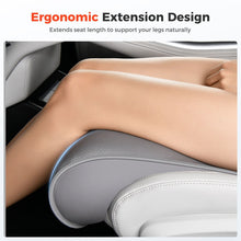 Load image into Gallery viewer, Coverado Car Seat Extender Pad Quality Leather Leg Support Cushion for Long Driving Office Chair