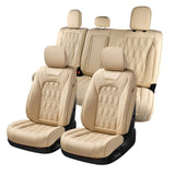 50% OFF🔥🔥 2015-2023 F150, 2017-2023 F250 F350 Crew Cab Coverado Custom Seat Covers Waterproof Leather Front and Back Full Set