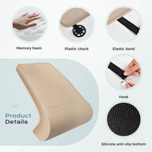 Load image into Gallery viewer, Coverado Car Seat Extender Pad Quality Leather Leg Support Cushion for Long Driving Universal for Driver Seat Office Chair