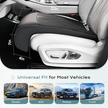 Load image into Gallery viewer, Coverado Car Seat Extender Pad Quality Leather Leg Support Cushion for Long Driving Universal for Driver Seat Office Chair