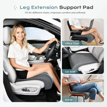 Load image into Gallery viewer, Coverado Car Seat Extender Pad Quality Leather Leg Support Cushion for Long Driving Universal for Driver Seat Office Chair