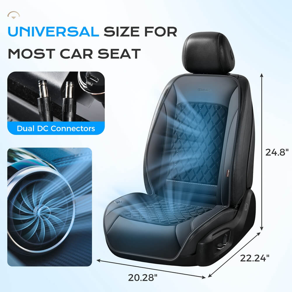 ❄️❄️❄️Coverado 8 Fans Car Cooling Cushion Ventilated Seat Cushion Universal Fit
