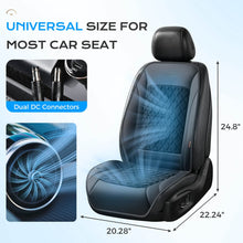 Load image into Gallery viewer, ❄️❄️❄️Coverado 8 Fans Car Cooling Cushion Ventilated Seat Cushion Universal Fit