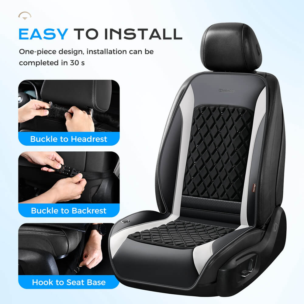 ❄️❄️❄️Coverado 8 Fans Car Cooling Cushion Ventilated Seat Cushion Universal Fit