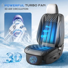 Load image into Gallery viewer, ❄️Coverado Cooling Car Seat Cushion Turbo Fan Ventilated Cover Universal Fit