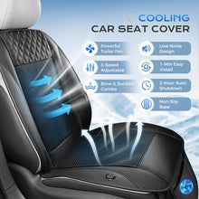 Load image into Gallery viewer, ❄️Coverado Cooling Car Seat Cushion Turbo Fan Ventilated Cover Universal Fit