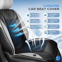 Load image into Gallery viewer, ❄️Coverado Cooling Car Seat Cushion Turbo Fan Ventilated Cover Universal Fit