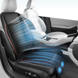 ❄️❄️Coverado Car Seat Cooling Cushion Dual Fan Ventilated Seat Cover Universal Fit