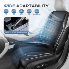 Load image into Gallery viewer, ❄️❄️Coverado Car Seat Cooling Cushion Dual Fan Ventilated Seat Cover Universal Fit