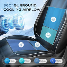 Load image into Gallery viewer, ❄️❄️Coverado Car Seat Cooling Cushion Dual Fan Ventilated Seat Cover Universal Fit