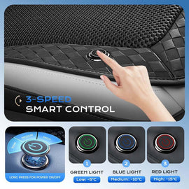 ❄️❄️❄️Coverado Car Cooling Seat Cushion 8 Fans Ventilated Seat Cover Universal Fit