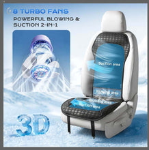 Load image into Gallery viewer, ❄️❄️❄️Coverado Car Cooling Seat Cushion 8 Fans Ventilated Seat Cover Universal Fit