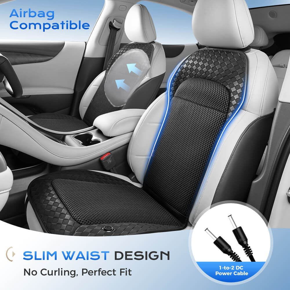 ❄️❄️❄️Coverado Car Cooling Seat Cushion 8 Fans Ventilated Seat Cover Universal Fit