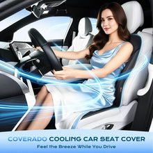 Load image into Gallery viewer, ❄️❄️❄️Coverado Car Cooling Cushion 8 Fans Ventilated Seat Cushion Universal Fit