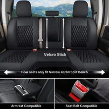 Load image into Gallery viewer, Chevy Chevrolet Silverado GMC Sierra Custom Car Seat Covers Fit 2014-2018