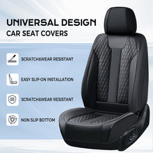 Load image into Gallery viewer, Coverado Car Seat Covers Premium Leatherette Front Seat 2 Seat and Full Set 5 Seat Protectors for SUVs Trucks Cars