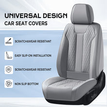 Load image into Gallery viewer, Coverado Car Seat Covers Premium Leatherette Front Seat 2 Seat and Full Set 5 Seat Protectors for SUVs Trucks Cars