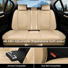 Load image into Gallery viewer, Coverado Car Seat Covers Premium Leatherette Front Seat 2 Seat and Full Set 5 Seat Protectors for SUVs Trucks Cars