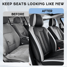Load image into Gallery viewer, Coverado Car Seat Covers Premium Leatherette Front Seat 2 Seat and Full Set 5 Seat Protectors for SUVs Trucks Cars