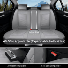 Load image into Gallery viewer, Coverado Car Seat Covers Premium Leatherette Front Seat 2 Seat and Full Set 5 Seat Protectors for SUVs Trucks Cars