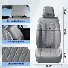 Load image into Gallery viewer, Coverado Car Seat Covers Premium Leatherette Front Seat 2 Seat and Full Set 5 Seat Protectors for SUVs Trucks Cars