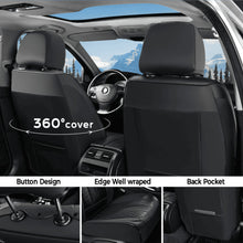 Load image into Gallery viewer, Coverado Car Seat Covers Premium Leatherette Front Seat 2 Seat and Full Set 5 Seat Protectors for SUVs Trucks Cars