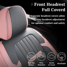 Load image into Gallery viewer, Coverado 5-Seat Leather Full Set Front Rear Seat Covers Fashion Water Resistant Auto Seat Protectors Universal Fit