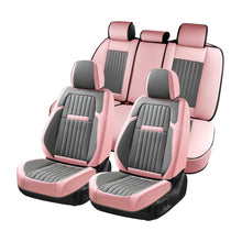 Load image into Gallery viewer, Coverado 5-Seat Leather Full Set Front Rear Seat Covers Fashion Water Resistant Auto Seat Protectors Universal Fit
