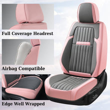 Load image into Gallery viewer, Coverado 5-Seat Leather Full Set Front Rear Seat Covers Fashion Water Resistant Auto Seat Protectors Universal Fit