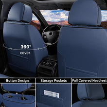 Load image into Gallery viewer, Coverado 5-Seat Leather Full Set Front Rear Seat Covers Fashion Water Resistant Auto Seat Protectors Universal Fit
