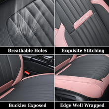 Load image into Gallery viewer, Coverado 5-Seat Leather Full Set Front Rear Seat Covers Fashion Water Resistant Auto Seat Protectors Universal Fit