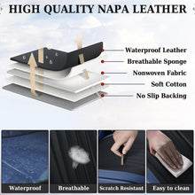 Load image into Gallery viewer, Coverado 5-Seat Leather Full Set Front Rear Seat Covers Fashion Water Resistant Auto Seat Protectors Universal Fit