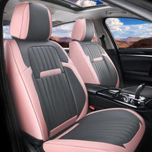 Load image into Gallery viewer, Coverado 5-Seat Leather Full Set Front Rear Seat Covers Fashion Water Resistant Auto Seat Protectors Universal Fit