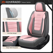 Load image into Gallery viewer, Coverado Front and Back Car Seat Covers Premium Leather Auto Seat Protectors Universal Fit Cars, SUV, Truck