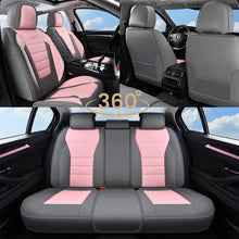 Load image into Gallery viewer, Coverado Front and Back Car Seat Covers Premium Leather Auto Seat Protectors Universal Fit Cars, SUV, Truck