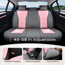 Load image into Gallery viewer, Coverado Front and Back Car Seat Covers Premium Leather Auto Seat Protectors Universal Fit Cars, SUV, Truck
