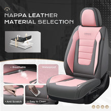 Load image into Gallery viewer, Coverado Front and Back Car Seat Covers Premium Leather Auto Seat Protectors Universal Fit Cars, SUV, Truck