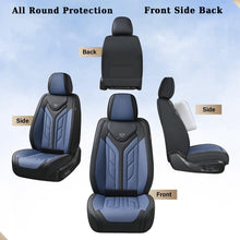 Load image into Gallery viewer, Coverado 5 Seats Full Set Car Seat Covers Front and Back Faux Leather Seat Protectors Universal Fit