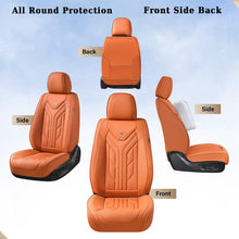 Load image into Gallery viewer, Coverado 5 Seats Full Set Car Seat Covers Front and Back Faux Leather Seat Protectors Universal Fit