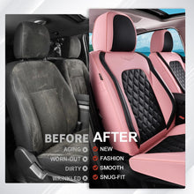 Load image into Gallery viewer, Coverado Seat Covers Premium Faux Leather Front and Back Seats Universal Fit Seat Protectors