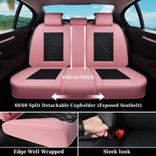 Load image into Gallery viewer, Coverado Seat Covers Premium Faux Leather Front and Back Seats Universal Fit Seat Protectors