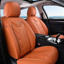 Load image into Gallery viewer, Coverado 5 Seats Full Set Car Seat Covers Front and Back Faux Leather Seat Protectors Universal Fit